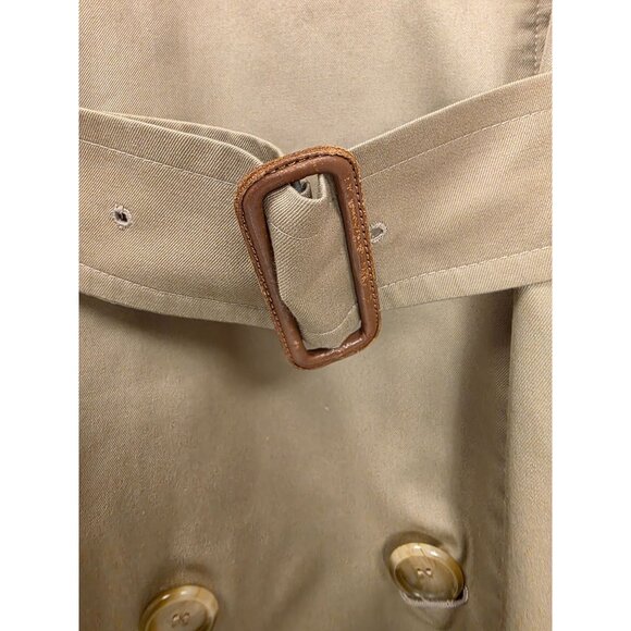 Burberrys Burberry Women's Authentic Vintage Tan Trench Coat Nova Check 38S - Picture 8 of 16
